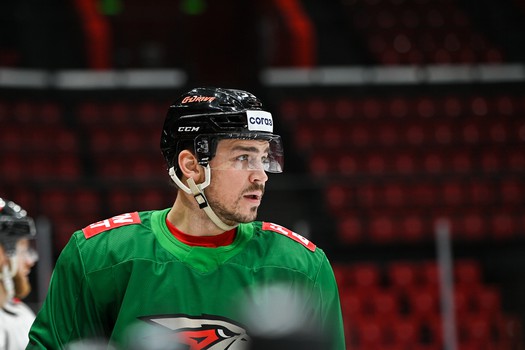 Раскатка «Авангарда» перед матчем с «Трактором»