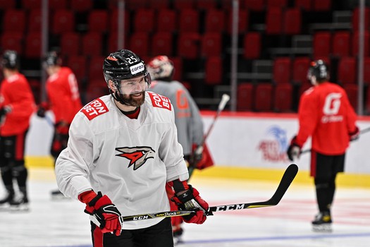 Раскатка «Авангарда» перед матчем с «Барысом»