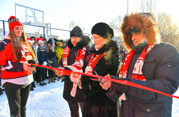 В Омске открыли площадки для занятий хоккеем