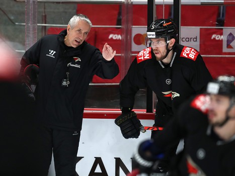 Раскатка «Авангарда» перед матчем с «Витязем»