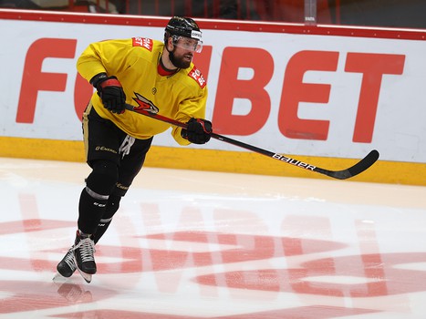 Тренировка «Авангарда» перед матчем с минским «Динамо»