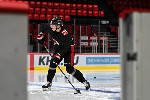 Раскатка «Авангарда» перед первым матчем серии с «Сибирью»