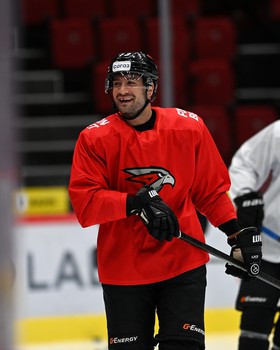 Раскатка «Авангарда» перед матчем с «Салаватом Юлаевым»