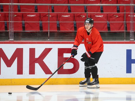 Раскатка «Авангарда» перед матчем с «Ак Барсом»