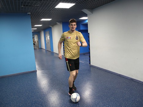 Тренировка «Авангарда» перед стартом финала Кубка Гагарина