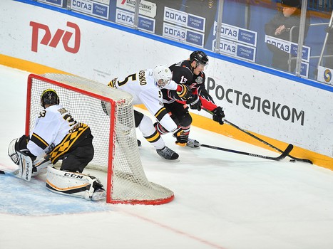 21.02.2018. Серия товарищеских матчей. "Авангард" - "Северсталь" 0:2