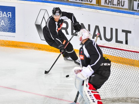 Раскатка "Авангарда" перед игрой со "Спартаком"