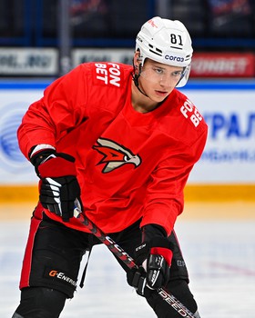 Раскатка «Авангарда» перед матчем в Магнитогорске