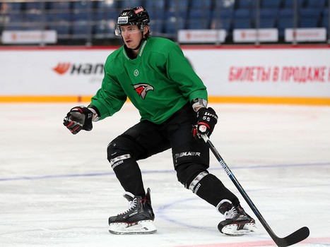 Раскатка «Авангарда» перед матчем со «Спартаком»