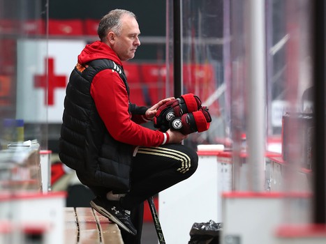 Тренировка «Авангарда» во время паузы в чемпионате