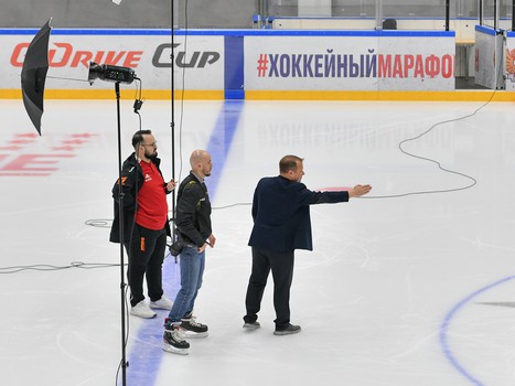 Бэкстейдж командного фото «Авангарда»