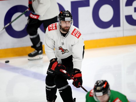 Раскатка «Авангарда» перед матчем с «Локомотивом»