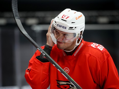 Тренировка «Авангарда» перед вылетом в Череповец