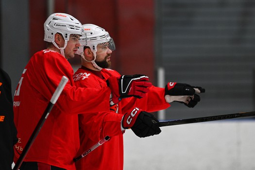 Тренировка «Авангарда» в Балашихе