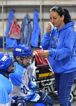 Турнир по следж-хоккею в Омске, день 1