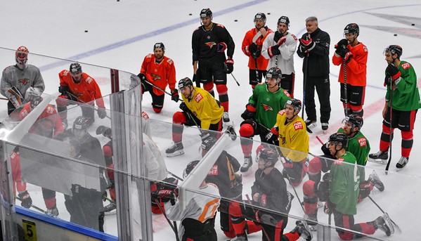 «Авангард» провёл открытую тренировку перед началом нового сезона (ВИДЕО+ФОТО)