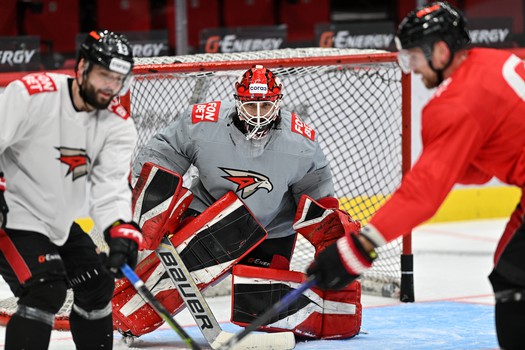 Тренировка «Авангарда» в Омске