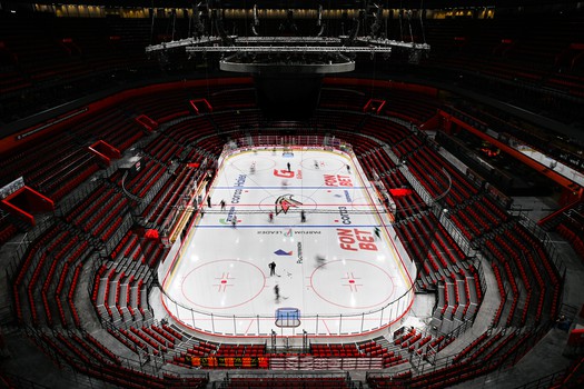 Раскатка «Авангарда» перед матчем с «Амуром»