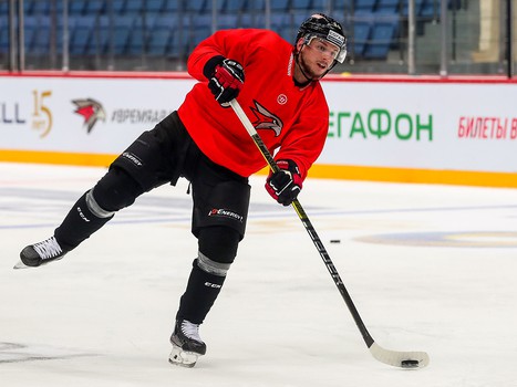 Раскатка «Авангарда» перед матчем с «Северсталью»