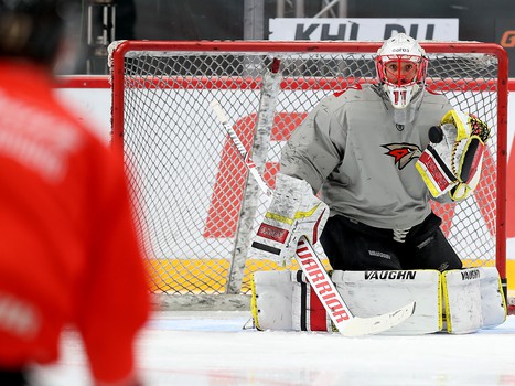 Раскатка «Авангарда» перед вторым матчем серии с «Автомобилистом»