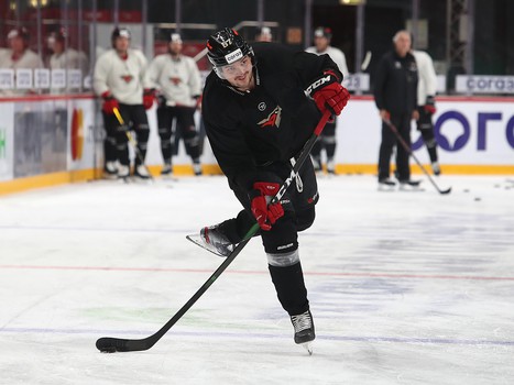 Раскатка «Авангарда» перед матчем против СКА