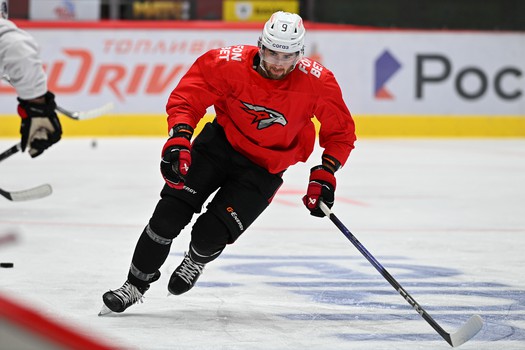 Тренировка «Авангарда» в Омске