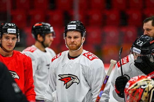 Раскатка «Авангарда» перед матчем с «Сибирью»