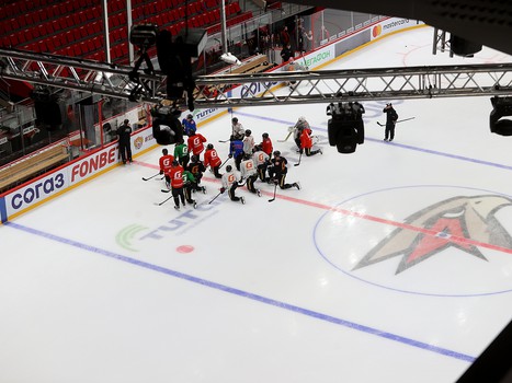 Тренировка «Авангарда» в Балашихе