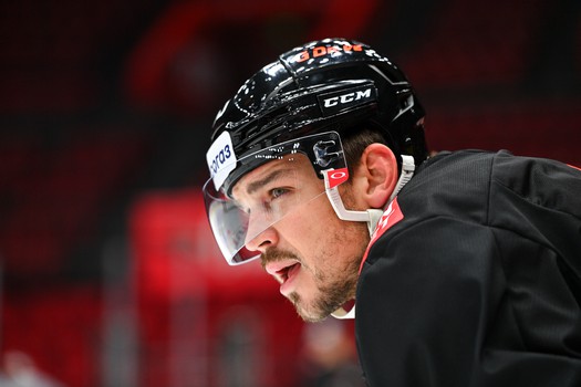 Раскатка «Авангарда» перед матчем с «Адмиралом»