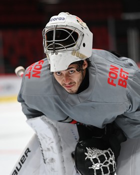 Тренировка «Авангарда» перед матчем с «Амуром»