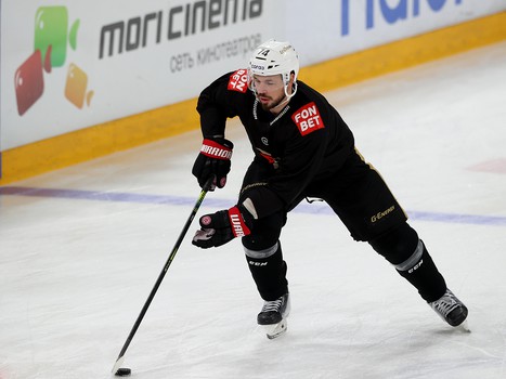 Раскатка «Авангарда» перед матчем в Череповце