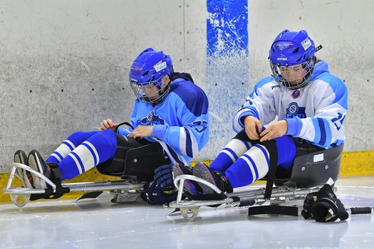 Турнир по следж-хоккею в Омске, день 2