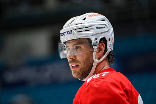 Раскатка «Авангарда» перед матчем в Астане