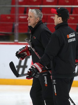 Открытая тренировка «Авангарда» для прессы и болельщиков