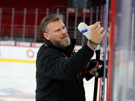 Раскатка «Авангарда» перед выездным матчем с «Автомобилистом»