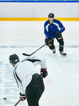 Последняя тренировка "Авангарда" на сборе в Финляндии