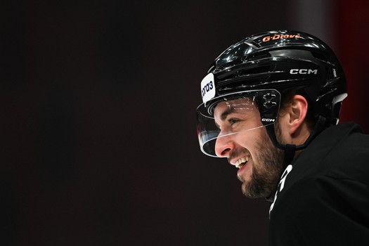 Тренировка «Авангарда» перед первым матчем серии с ЦСКА