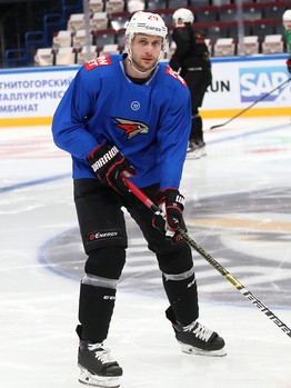 Тренировка «Авангарда» перед третьим матчем серии с «Металлургом»