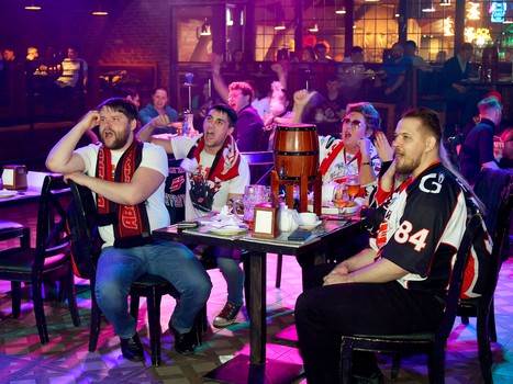 31.03.2019. Фан-зоны "Авангарда" в Омске 