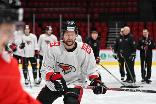 Раскатка «Авангарда» перед матчем с «Салаватом Юлаевым»