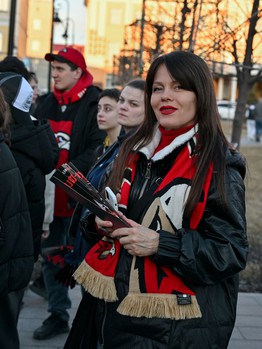 Фан-зона «Авангарда» в Городском саду