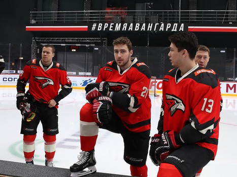 Фотографирование команды перед плей-офф