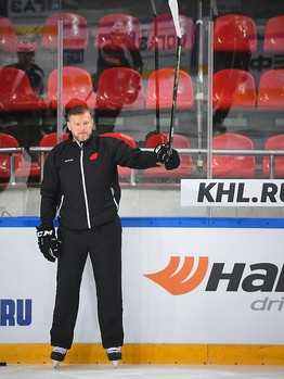 Раскатка "Авангарда" перед выездным матчем с ЦСКА