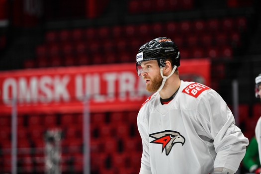 Раскатка «Авангарда» перед матчем с «Металлургом»