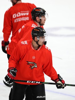 Первая тренировка Наиля Якупова в «Авангарде»