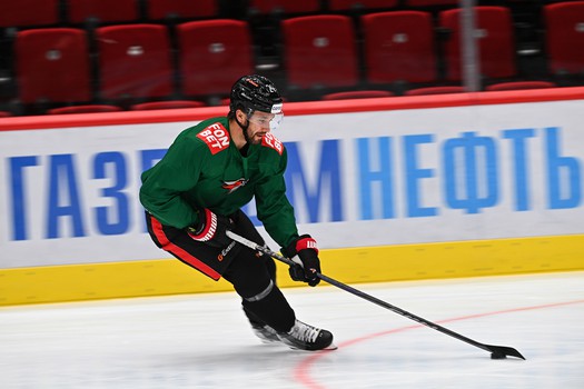 Раскатка «Авангарда» перед матчем с «Автомобилистом»