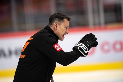 Раскатка «Авангарда» перед матчем с «Витязем»