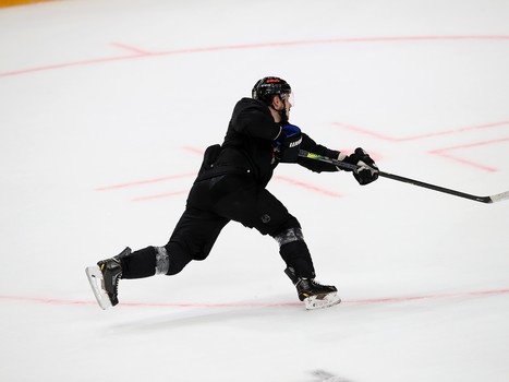 Раскатка «Авангарда» перед матчем с «Сибирью»