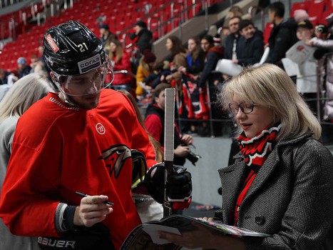 Открытая тренировка «Авангарда» для прессы и болельщиков