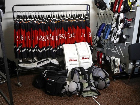 Раскатка «Авангарда» перед матчем с «Витязем»